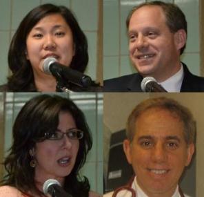 Three major democratic primary hopefuls — Assemblymember Grace Meng, Assemblymember Rory Lancman and Councilmember Elizabeth Crowley — recently spoke at the North East Flushing Civic Association’s forum. Dr. Robert Mittman fights to remain on the ballot.
