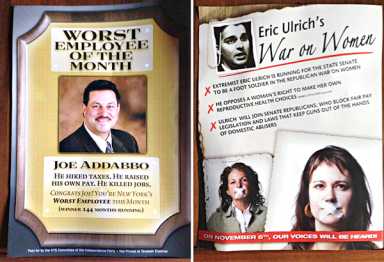 Senate candidates blast mailers as negative campaign tactics