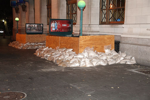 sandy subway