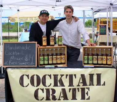 Alex and Louis at Smorgasburg
