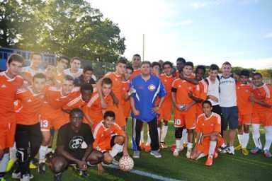 Benjamin Cardozo boys soccer team defeated Francis Lewis to take the top of the Queens A East standings.