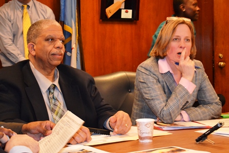 Leroy Comrie and Melinda Katz