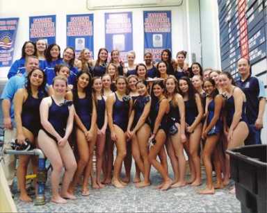 Molloy girls swimming team