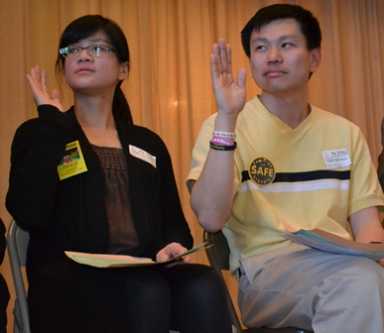 Amy Tam and Hsi-Pei Liao