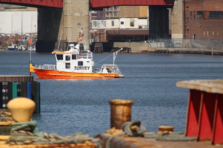 Newtown Creek dredge work