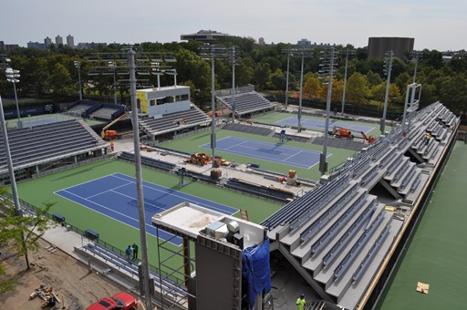 New seating at courts