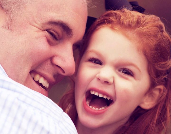 Thomas Oelkers  with his daughter Camryn, who has Rett Syndrome.