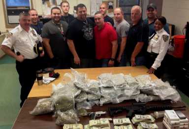 105 Pct. Guns-Marijuana Arrest