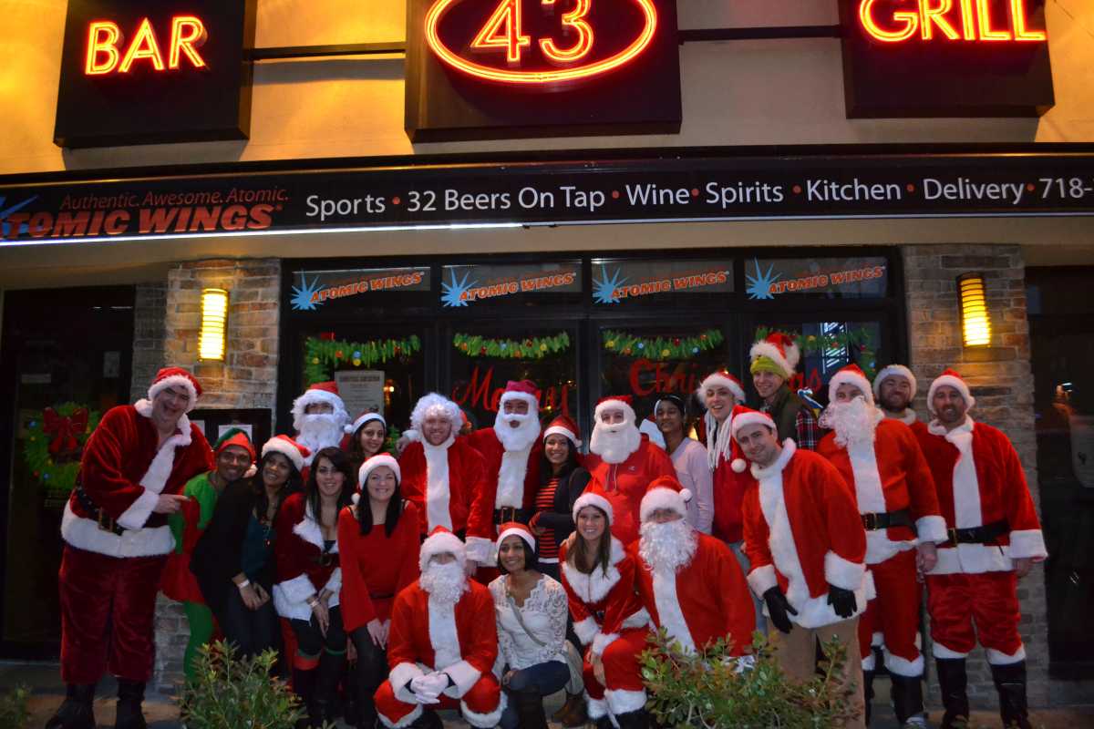 During last year’s Santathon, Sunnyside’s Boulevard Bars raised over $10,000 in monetary and toy donations.
