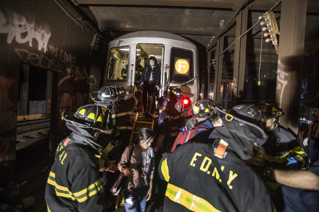 SUBWAY DERAILMENT
