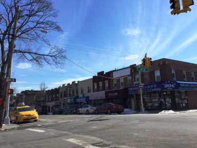 A 26-year-old woman was struck at the intersection of 76th Street and Woodside Avenue as she attempted to cross the intersection.