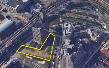 70-story building site