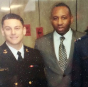 Justin Zemser and Councilman Donovan Richards. (Photo courtesy of Councilman Richard's office)