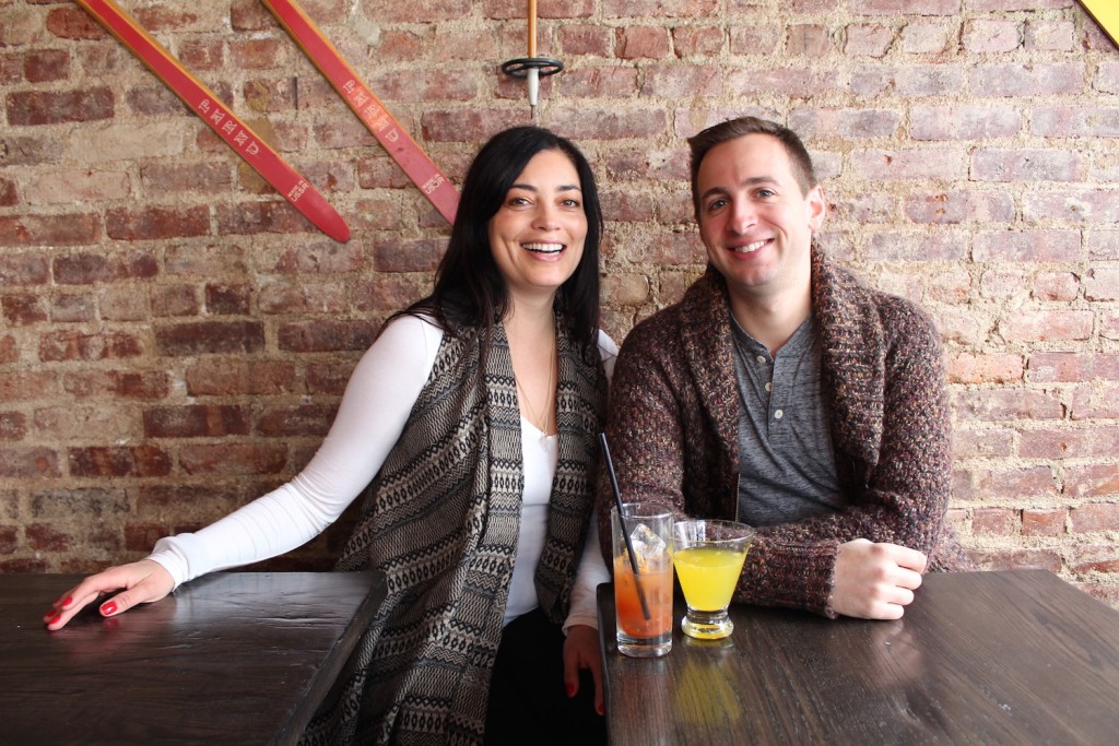 Behind The Wood co-owners Mashia Baldwin and Scott Scaffidi.