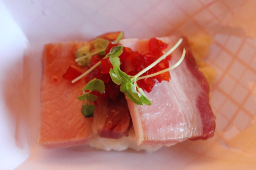 Chef Nate Felder's pork belly 