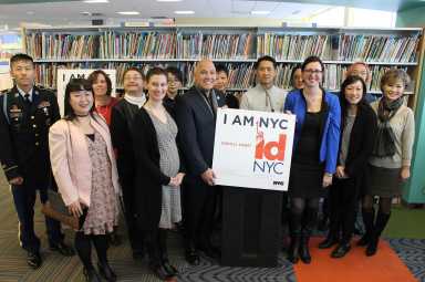 The pop-up center was created to cater to the sizable community of Korean immigrants in northeast Queens.