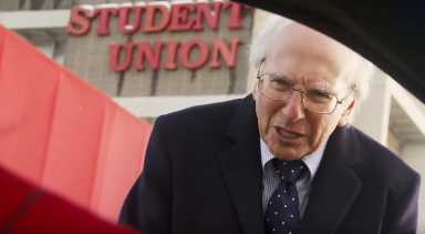 Part of a Saturday Night Live sketch starring guest host Larry David was taped at Flushing's Queens College.