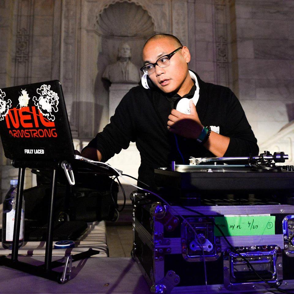 Queens Library event DJ Neil Armstrong