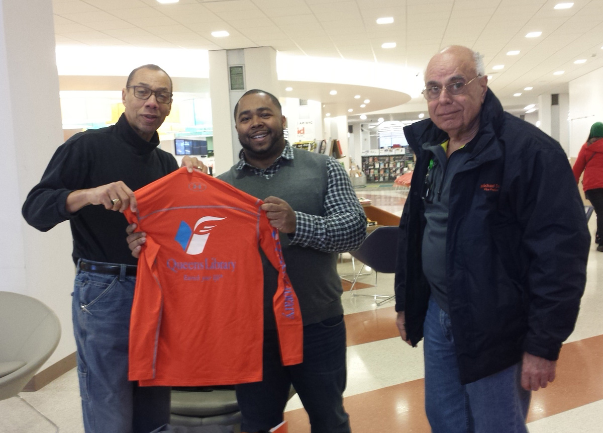 New Queens Library President and CEO Dennis Walcott (at left) has spent the last week meeting with Queens Library workers across the borough.