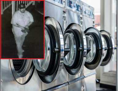 A security camera image shows the suspect who robbed a woman at a Richmond Hill laundromat earlier this month.