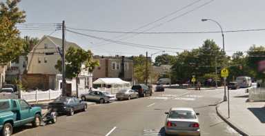 The block of Liberty Avenue where 32-year-old Phillip Harris was gunned down on April 16.