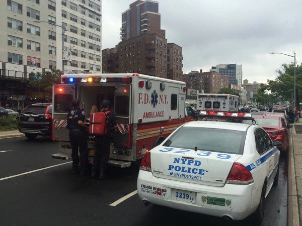 Couple receives medical attention at Queens County Courthouse