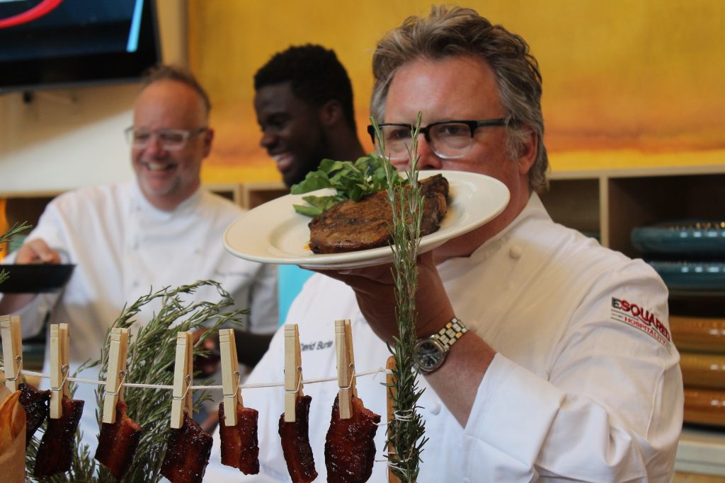 DAVID BURKE WITH STEAK 2
