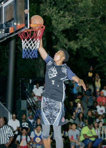 Moses Brown gets lots of traction on basketball court