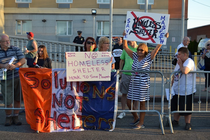 The city is now housing 30 homeless men at the Holiday Inn Express in Maspeth.