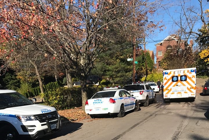 Police and EMS units responded to Whitestone on Friday morning after a body was found floating in the East River.