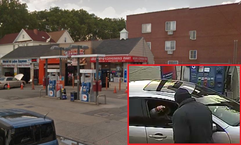 A driver held up a Mobil gas station in Woodside on Dec. 11.