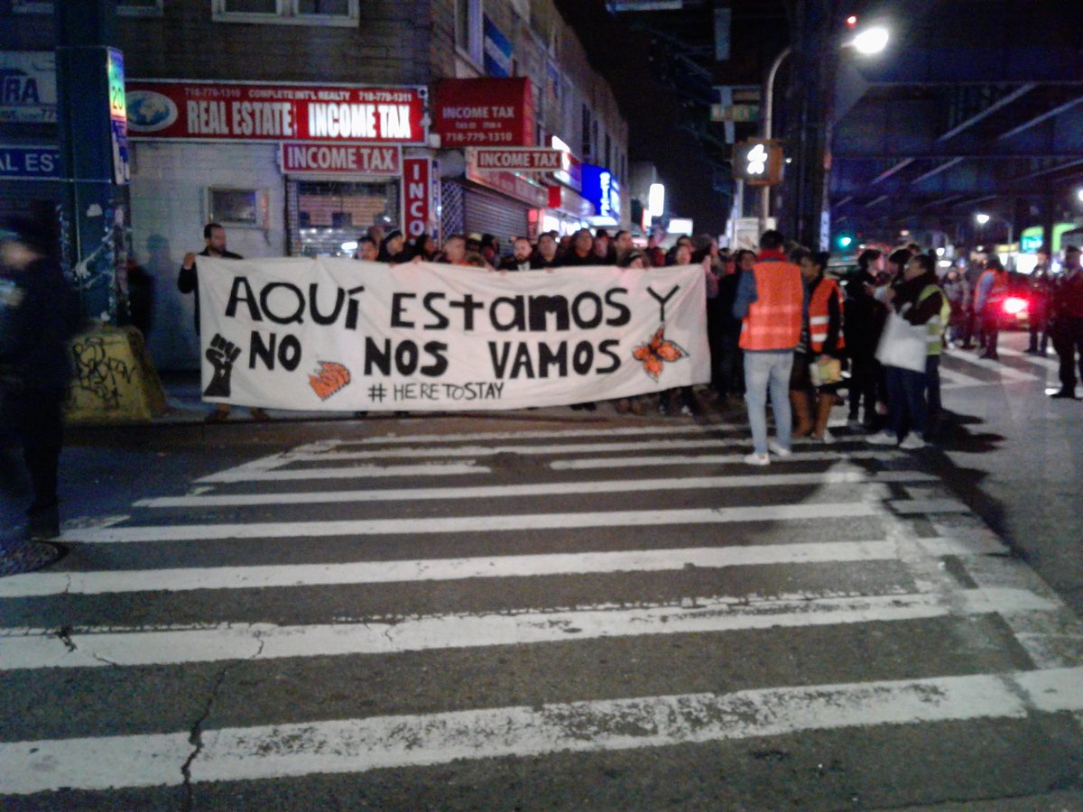 RALLY IN JACKSON HEIGHTS