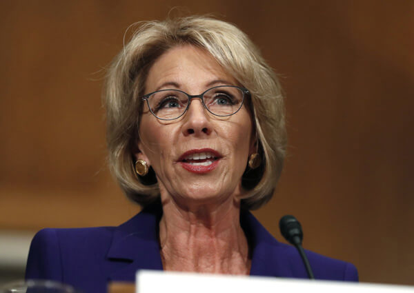 DeVos confirmation as ed secretary rankles electeds
