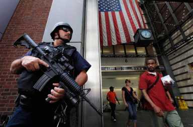 The NYPD could lose more than $100 million in counter-terrorism funding in President Trump's executive budget, according to Mayor Bill de Blasio.
