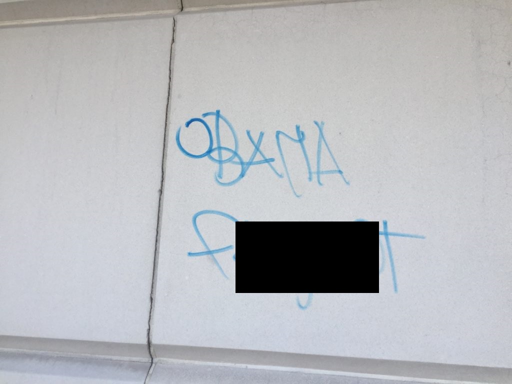 Graffiti censored