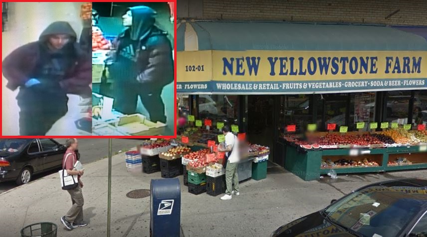 An armed robber held up the New Yellow Stone Farms store in Forest Hills on April 4.