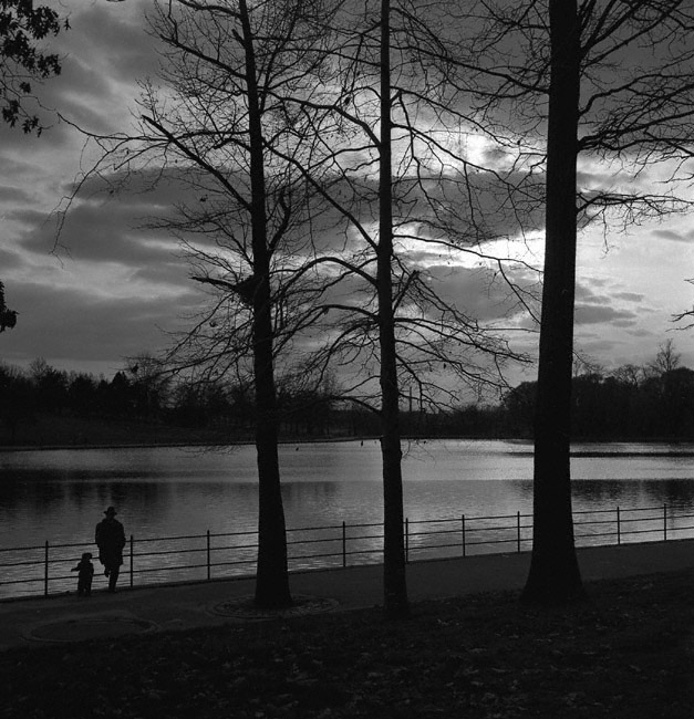 "By the pond," taken at Kissena Park