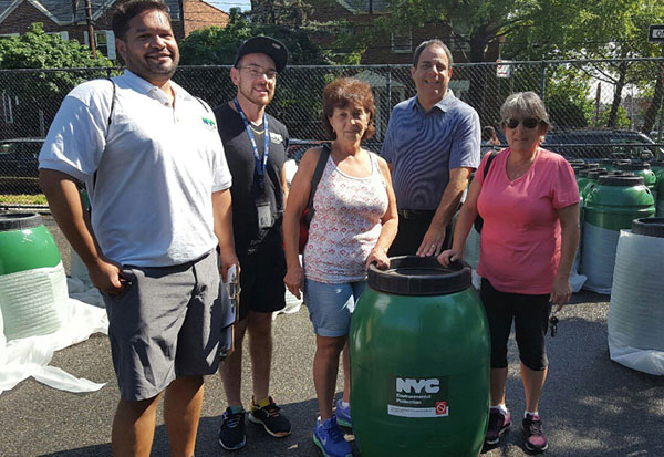 Constantinides, DEP give away free rain barrels