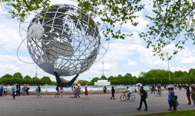 The Unisphere in Flushing Meadows-Corona Park. QNS file photo