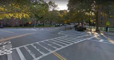 The Lindenwood Triangle is unsafe, Howard Beach residents and lawmakers say, because of poor visibility and confusing signage.