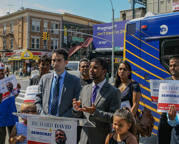 Ulrich endorses Richard David for Wills’ vacated seat