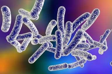 3-D illustration of bacterium Legionella pneumophila
