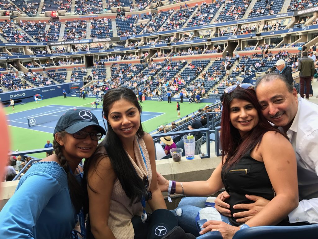 Neeha and Eddie Alhuwalia with their daughters