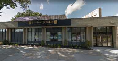 Police caught last week the suspect behind the Oct. 12 heist at this Queens County Savings Bank in Little Neck.