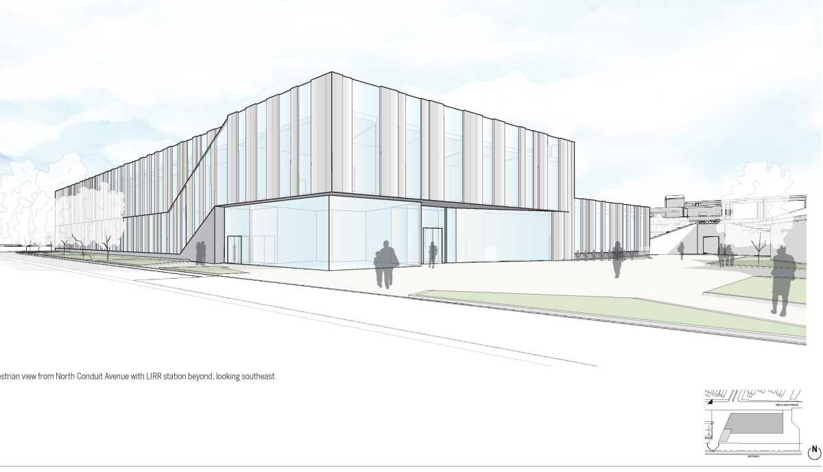 A rendering of the new 116th Precinct to be constructed in Rosedale.