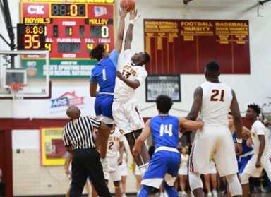 Christ the King tops Molloy in boys’ hoops showdown