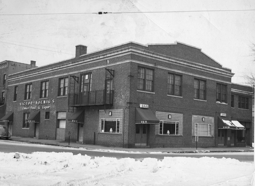 The exterior of Victor Koenig's Restaurant in Floral Park (Ridgewood Times Archives/Greater Ridgewood Historical Society)