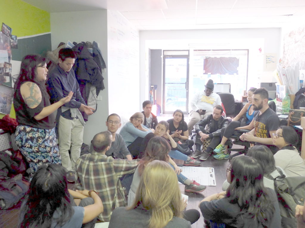 Queens residents packed the Immigrant Movement International in Corona on Mar. 18 for the official launch of the 7 Train Coalition.