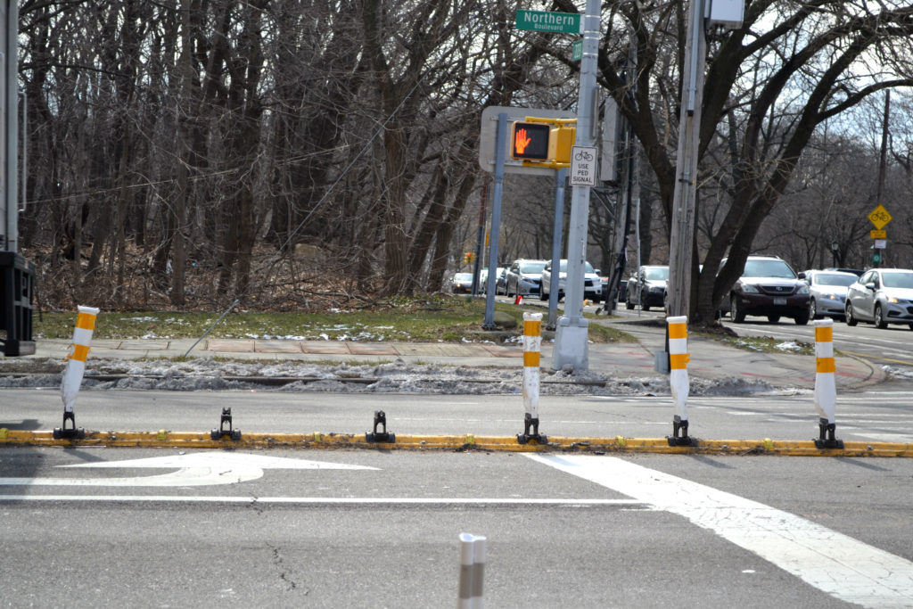 Photo of the centerline taken on March 9