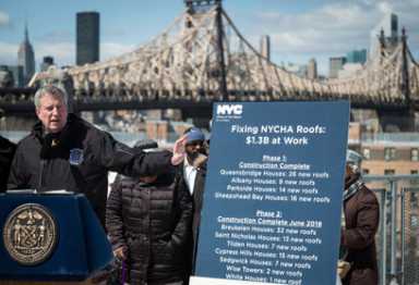 Queensbridge Houses’ roofs have been completely replaced for first time in more than 30 years